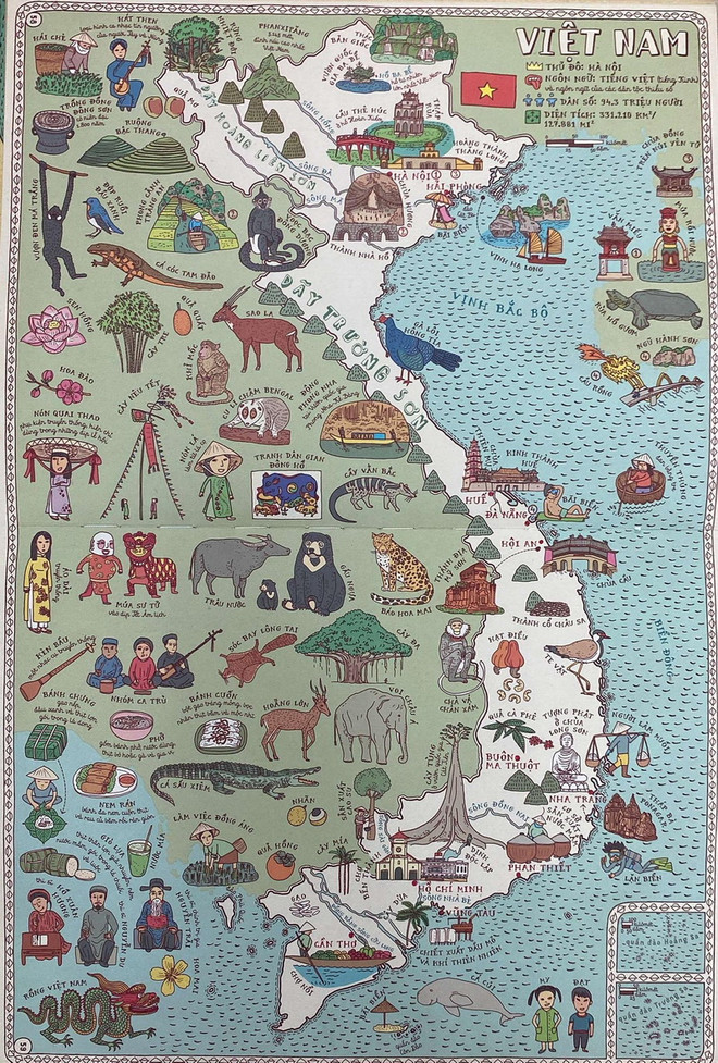 Atlas Bản đồ vẽ tay khổng lồ của 2 tác giả Ba Lan hấp dẫn bạn đọc Việt ảnh 2