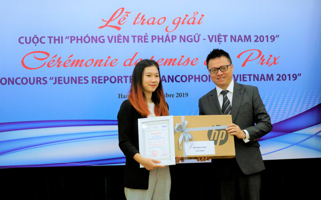 Trao giải thưởng Cuộc thi 'Phóng viên trẻ Pháp ngữ-Việt Nam 2019' ảnh 3