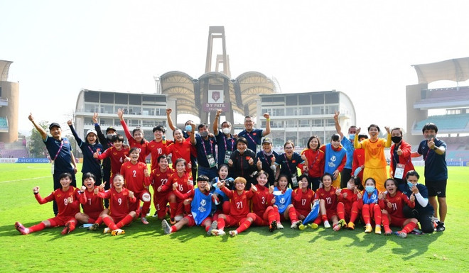 Đội tuyển Bóng đá Nữ Việt Nam hướng đế ba giải đấu lớn sau khi kết thúc Asian Cup Nữ tại Ấn Độ. (Ảnh: VFF) HLV Mai Đức Chung: 'Nữ cầu thủ Việt Nam đã không thở nổi vì COVID-19' ảnh 3