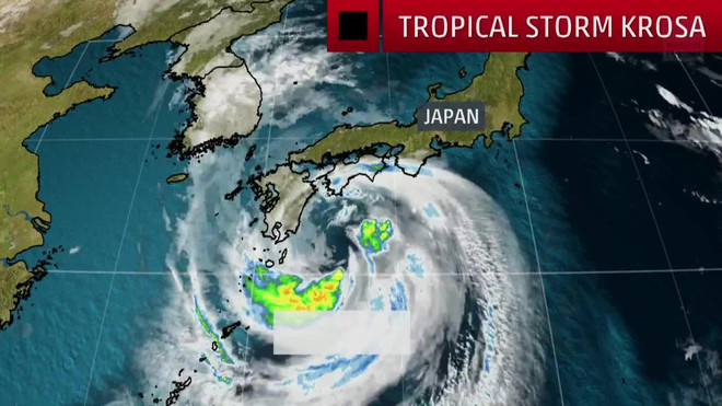 Bão Krosa: Nhật Bản sơ tán người dân, Hàn Quốc sẵn sàng ứng phó ảnh 1
