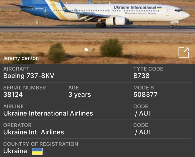 Thông tin cụ thể về máy bay Boeing 737 gặp tai nạn ở Iran ảnh 1