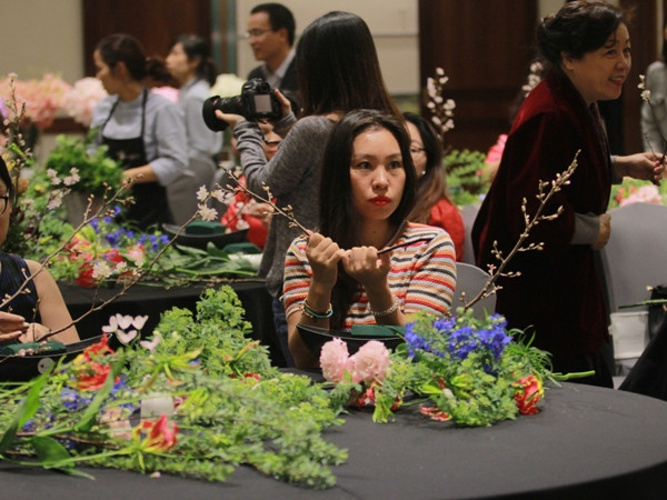 Triển lãm 50 loài hoa độc đáo của Nhật Bản xuất hiện tại Hà Nội ảnh 8