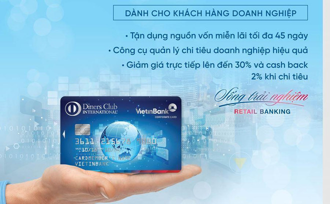 VietinBank ưu đãi nhiều cho khách hàng doanh nghiệp. (Ảnh: CTV) Nhiều ưu đãi từ thẻ tín dụng quốc tế VietinBank Diners Club ảnh 1
