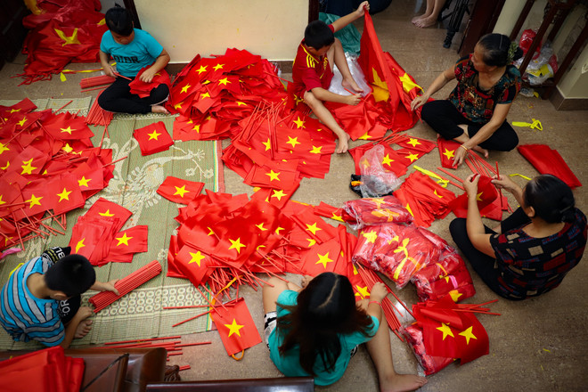 Làng may cờ Từ Vân: Nơi giữ gìn hồn thiêng sông núi ảnh 1