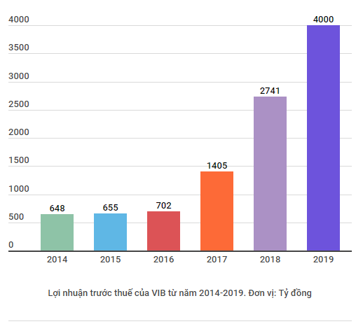 Lợi nhuận trước thuế năm 2019 của VIB ước đạt 4.000 tỷ đồng ảnh 2