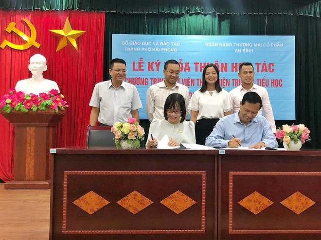 ABBANK dành 1,7 tỷ đồng xây thư viện cho học sinh tại Hải Phòng ảnh 1