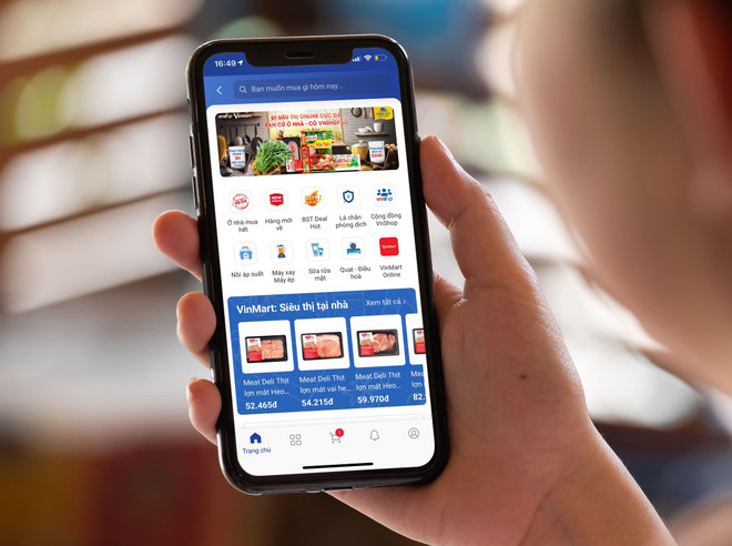 BIDV đưa tính năng siêu thị Vinmart Online lên ứng dụng di động ảnh 1