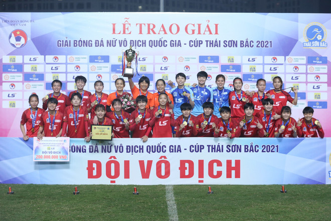 CLB TP.HCM vô địch bóng đá nữ quốc gia 2021, thiết lập lịch sử mới ảnh 1
