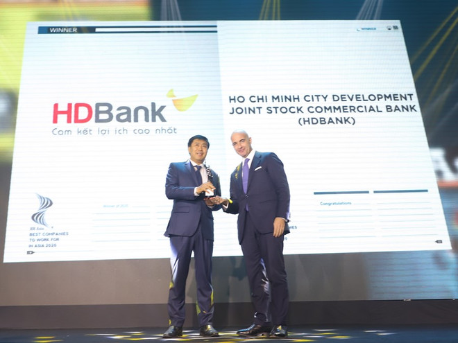 HDBank tiếp tục được vinh danh là nơi làm việc tốt nhất châu Á ảnh 1