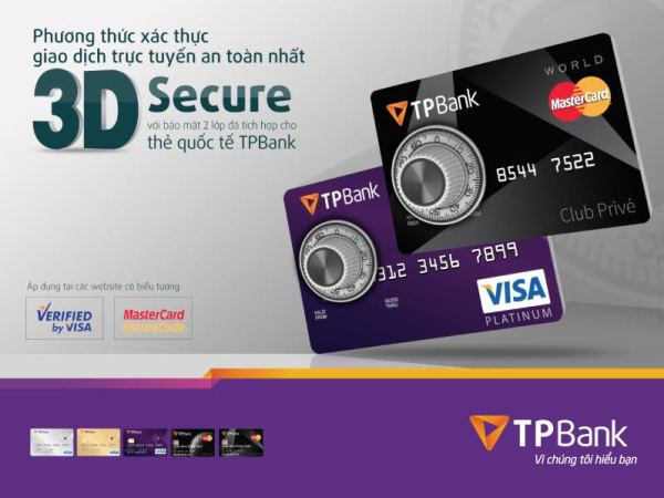 TPBank áp dụng phương thức xác thực 3D secure cho chủ thẻ ảnh 1