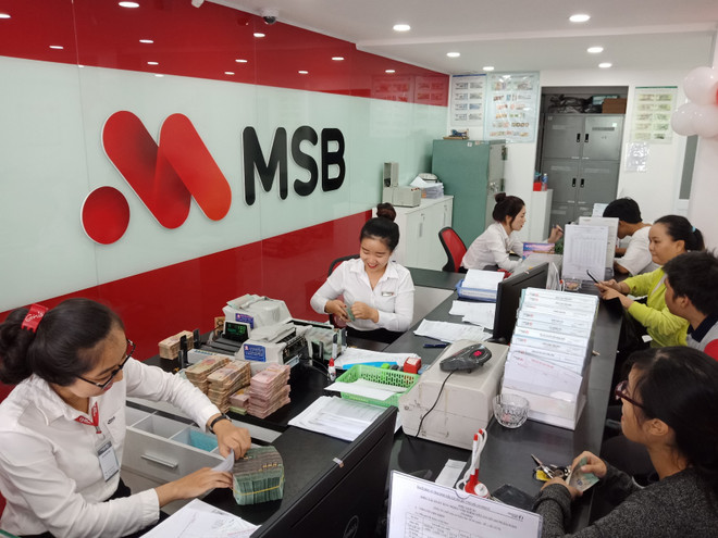 Giao dịch tại MSB. (Ảnh: CTV) Ngân hàng tư nhân đầu tiên giảm 3,6% lãi suất cho vay mảng nông nghiệp ảnh 1