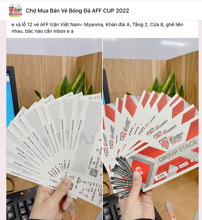 Vé xem trận Việt Nam-Myanmar: ‘Chợ đen’ nỗ lực ‘xả hàng’ tránh lỗ ảnh 2
