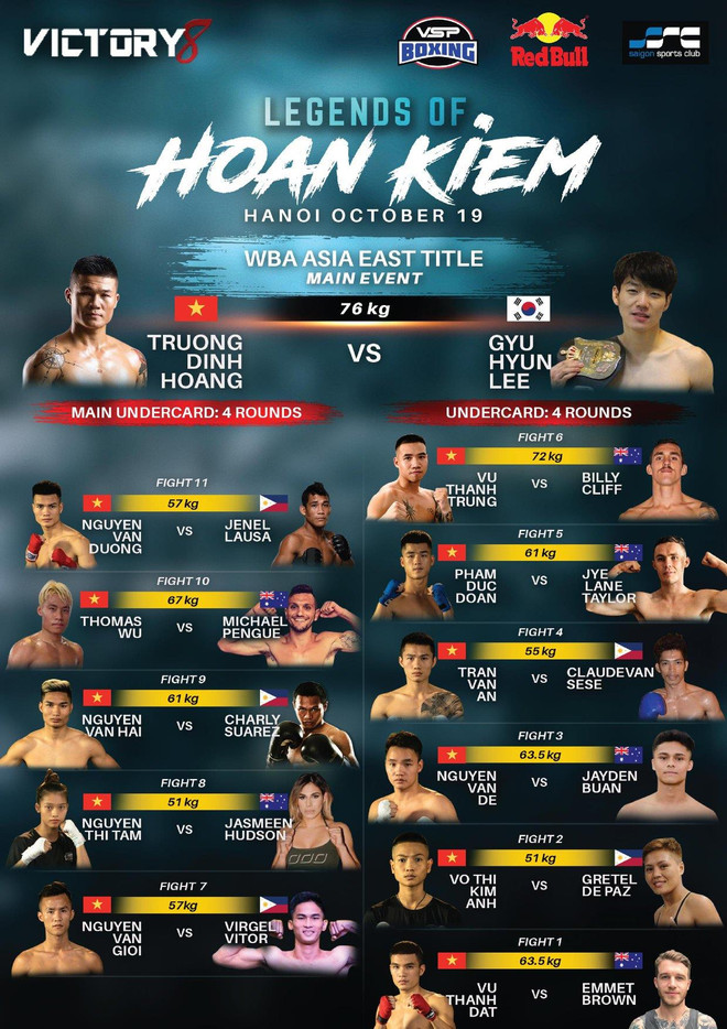 'Nam vương Boxing Việt' Trương Đình Hoàng so găng với tay đấm Hàn Quốc ảnh 1