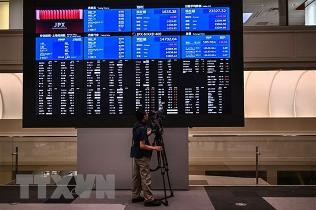 Ảnh minh họa (Nguồn: AFP/TTXVN) Thị trường chứng khoán châu Á diễn biến trái chiều phiên chiều 23/2 ảnh 1