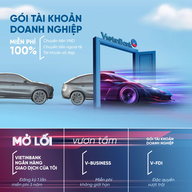 VietinBank: Combo miễn 100% phí giao dịch cho doanh nghiệp ảnh 1