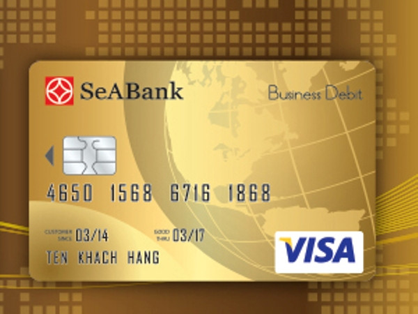 Thẻ Visa dành cho doanh nghiệp của SeABank. (Nguồn: SeABank). Thẻ Visa cho doanh nghiệp chuyển khoản lên tới 7,5 tỷ đồng ảnh 1