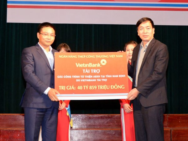 VietinBank tài trợ hơn 40 tỷ đồng an sinh xã hội tại tỉnh Nam Định ảnh 1