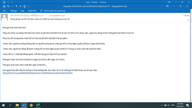 Lợi dụng trợ cấp COVID-19, hacker tung 'chiêu độc' lừa đảo người dùng ảnh 3