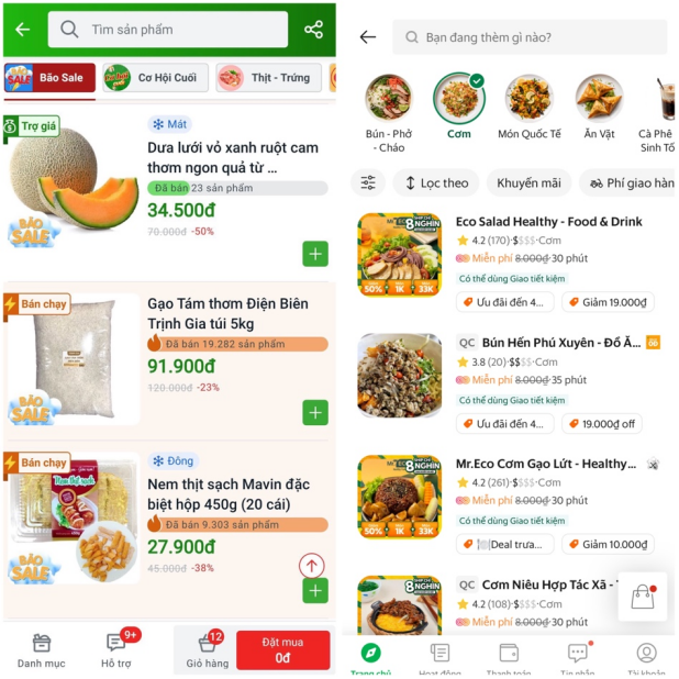 Mùa hè nắng nóng, nhiều người dân chọn gọi thực phẩm bán trên mạng thay vì phải đi ra chợ. (Ảnh: Vietnam+) 234.png