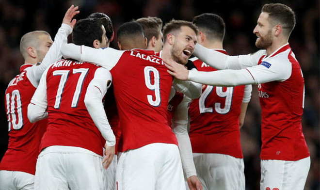 Đè bẹp CSKA, Arsenal đặt một chân vào bán kết Europa League ảnh 1