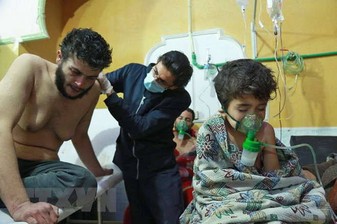 Mỹ áp đặt trừng phạt liên quan đến vũ khí hóa học Syria ảnh 1