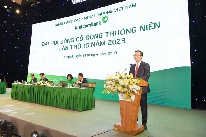 Vietcombank dự kiến trích 21.680 tỷ đồng chia cổ tức năm 2022. (Ảnh: Vietnam+) Vietcombank lên kế hoạch tăng vốn khủng và nhận chuyển giao ngân hàng ảnh 1
