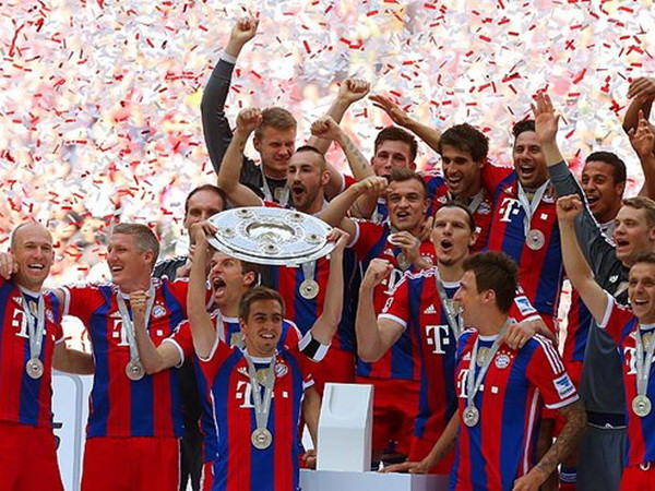 Hình ảnh ngày vô địch Bundesliga 2013- 2014 (Nguồn: Fcb.de) Matthias Sammer giải thích về chuỗi bất bại của Bayern Munich ảnh 2
