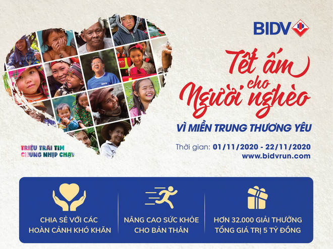 Ảnh minh họa. (Ảnh: Vietnam+) BIDV tổ chức giải chạy Tết ấm cho người nghèo-vì miền Trung thương yêu ảnh 1