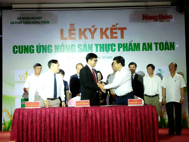 Ký kết cung ứng nông sản an toàn với 15 doanh nghiệp đầu tiên ảnh 2