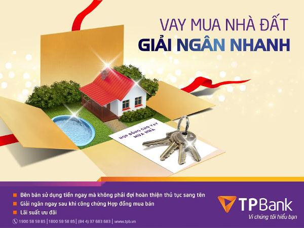 Vay vốn ưu đãi mua nhà tại TPBank được giải ngân nhanh ảnh 1