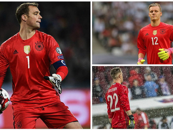 Manuel Neuer, Bernd Leno và Marc Stegen đã góp phần vào chuỗi 6 trận liên tiếp không thủng lưới của đội tuyển Đức năm 2016. (Ảnh: Nguồn Dfb.de) Joachim Löw tiết lộ về những dự định cho tuyển Đức năm 2017 ảnh 5