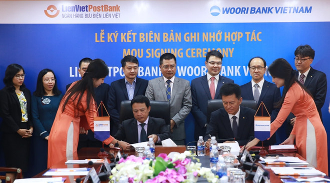 LienVietPostBank hợp tác với Woori Bank trong thanh toán ảnh 1