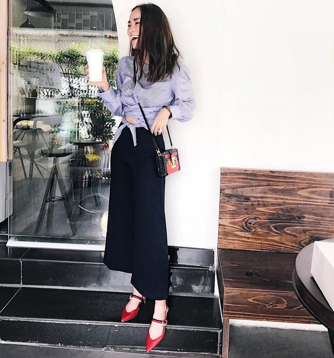 Quý cô thời trang Việt trổ tài mix đồ “ăn gian” chiều cao ảnh 5