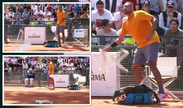 [Video] Nick Kyrgios mắng cổ động viên, ném ghế rồi bỏ thi đấu ảnh 1