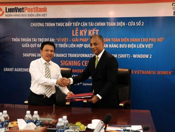 LienVietPostBank và UNCDF thỏa thuận tài trợ dự án Ví Việt cho phụ nữ ảnh 1