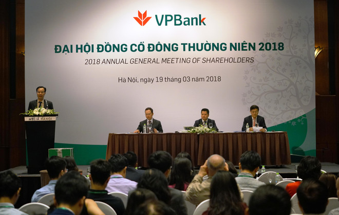 Tăng vốn điều lệ, VPBank trả cổ tức năm 2017 bằng cổ phiếu ảnh 1