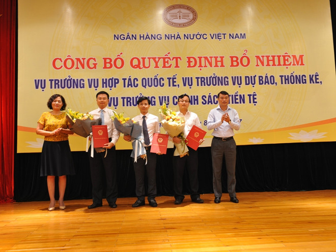 Ngân hàng Nhà nước bổ nhiệm nhiều lãnh đạo chủ chốt ảnh 1