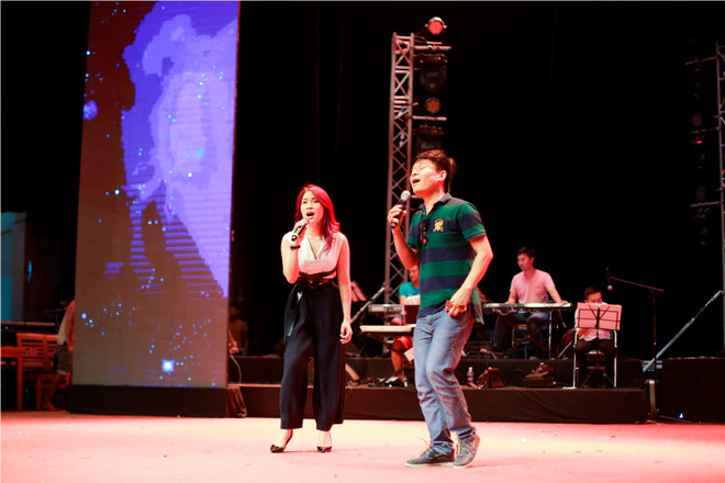 [Photo] Nóng màn "đọ giọng" của Mỹ Tâm và Tấn Minh trước giờ G ảnh 1