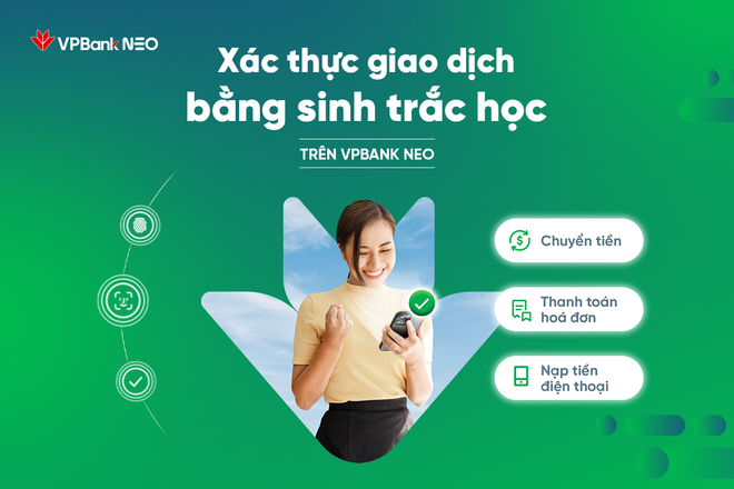 VPBank ra mắt công nghệ xác thực giao dịch bằng khuôn mặt, vân tay ảnh 1