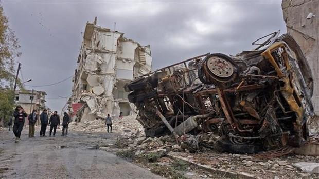 Giao tranh tiếp tục leo thang tại khu vực Tây Bắc Syria ảnh 1