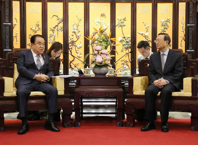 Tăng cường liên lạc Trung-Hàn về phi hạt nhân hóa Bán đảo Triều Tiên ảnh 1