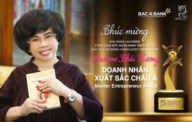 BAC A BANK giành giải “Doanh nghiệp xuất sắc châu Á 2023” ảnh 3