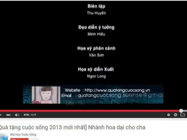 Thêm nhều biên kịch tố “Quà tặng cuộc sống” khuất tất về bản quyền ảnh 3