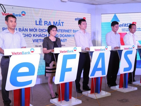 VietinBank ra mắt dịch vụ eFAST dành cho doanh nghiệp ảnh 1