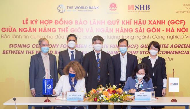 SHB và WB ký hợp đồng tiết kiệm năng lượng trị giá 75 triệu USD ảnh 1