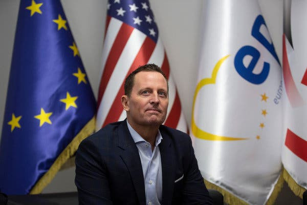 Ông Richard Grenell. (Ảnh: NYT) Tổng thống Mỹ bổ nhiệm quyền Giám đốc Tình báo Quốc gia mới ảnh 1