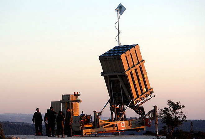 Iron Dome. (Ảnh: worldbulletin.net) Israel triển khai hệ thống lá chắn tên lửa laze vào 2015 ảnh 1