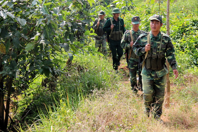 Sắc xuân với những người lính biên phòng Huổi Luông ảnh 1