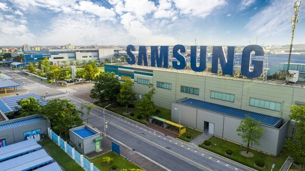 Samsung là một trong những nhà đầu tư nước ngoài lớn tại Việt Nam. (Ảnh: PV/Vietnam+) HSBC: Dòng vốn FDI chảy mạnh vào Việt Nam và các nước châu Á ảnh 4