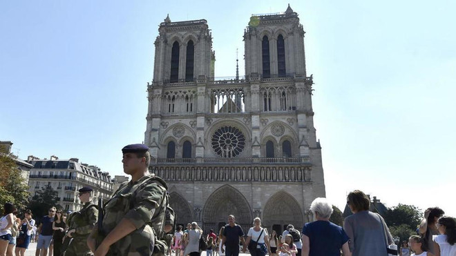 Ảnh chỉ có tính minh họa. (Nguồn: France 24) Pháp kết án 5 phụ nữ vì âm mưu tấn công Nhà thờ Đức Bà ảnh 1